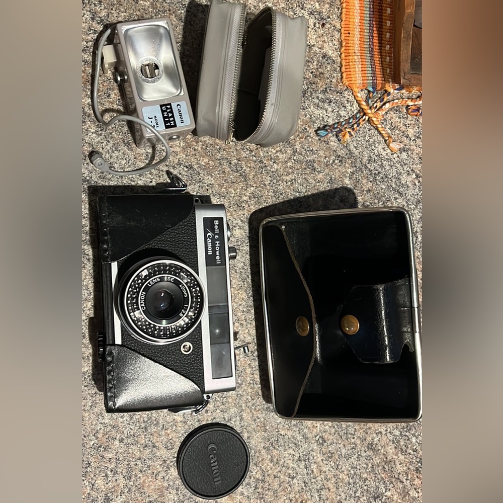 Old 35mm canon film camera